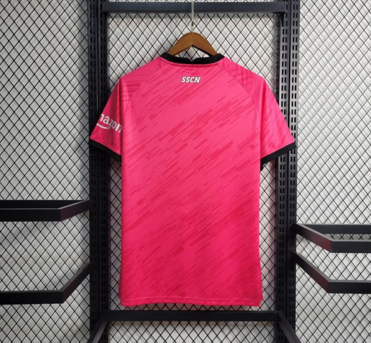 Napoli 23/24 goalkeeper pink shirt