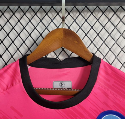 Napoli 23/24 goalkeeper pink shirt