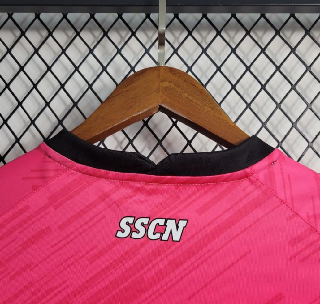 Napoli 23/24 goalkeeper pink shirt