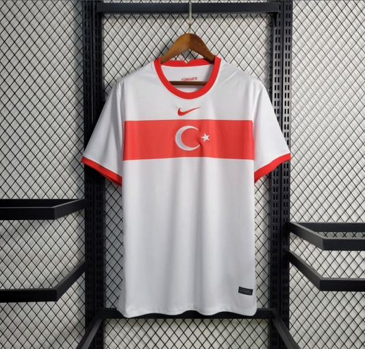 Turkey 2023 away white/red shirt
