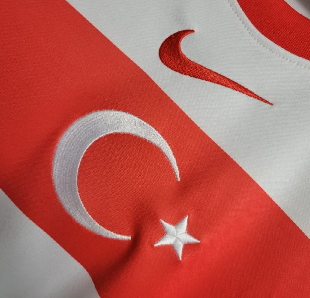 Turkey 2023 away white/red shirt