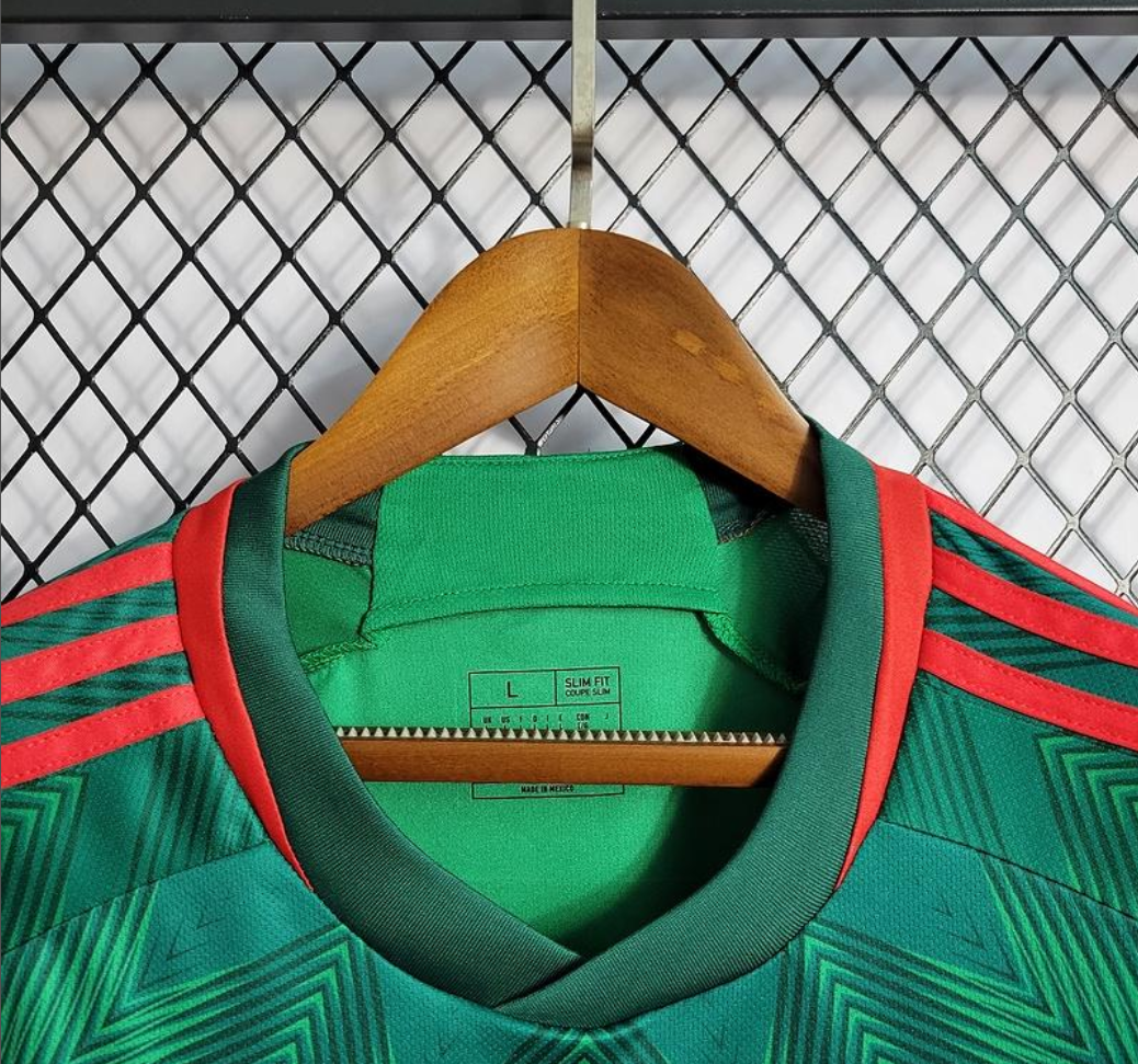 Mexico 2022 home green shirt