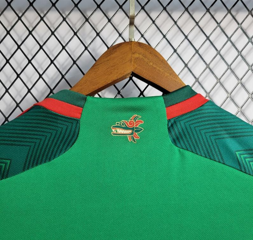 Mexico 2022 home green shirt