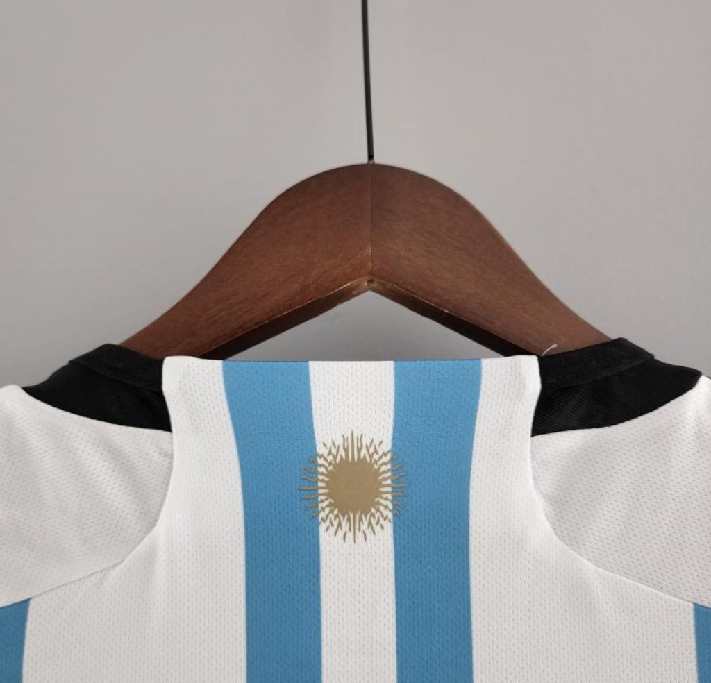 Argentina 2022 3-stars blue/white shirt