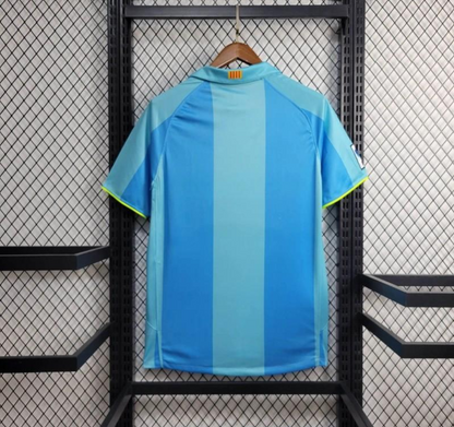 Barcelona 07/08 away blue shirt