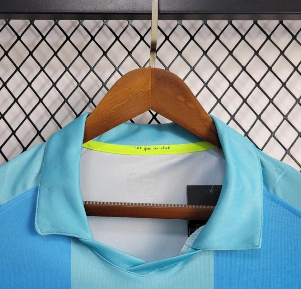 Barcelona 07/08 away blue shirt