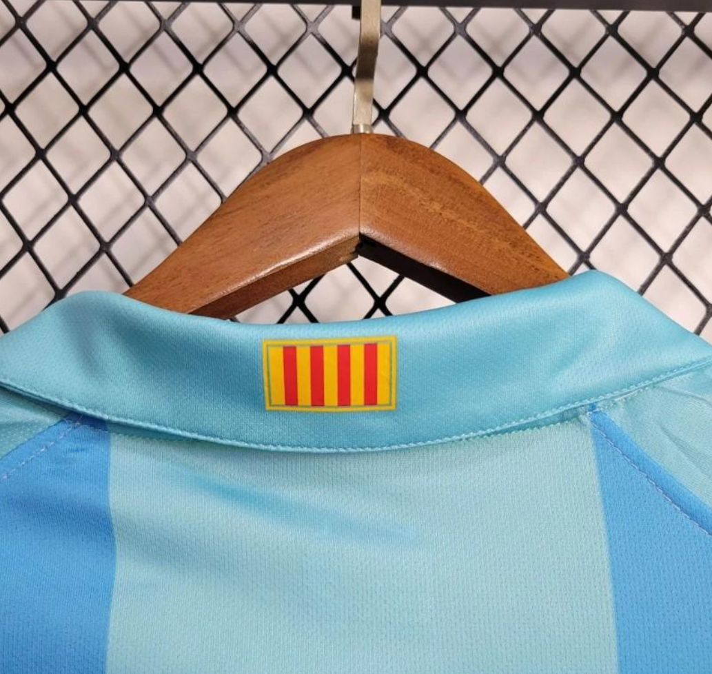 Barcelona 07/08 away blue shirt