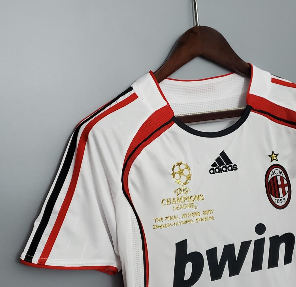 AC Milan 06/07 away white shirt