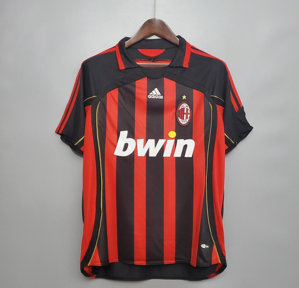 AC Milan 06/07 home red/black shirt