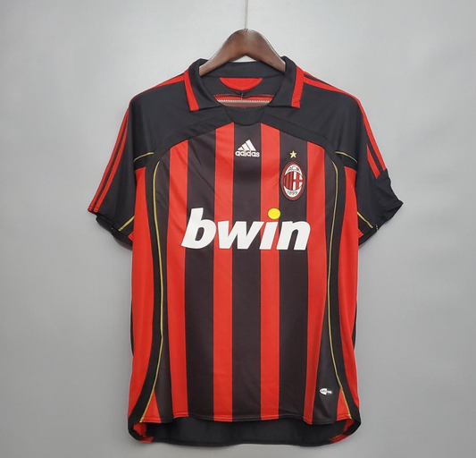AC Milan 06/07 home red/black shirt
