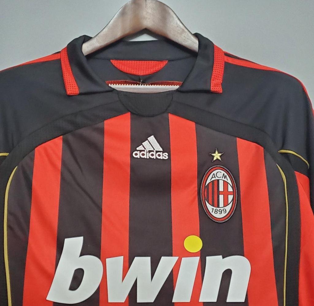 AC Milan 06/07 home red/black shirt