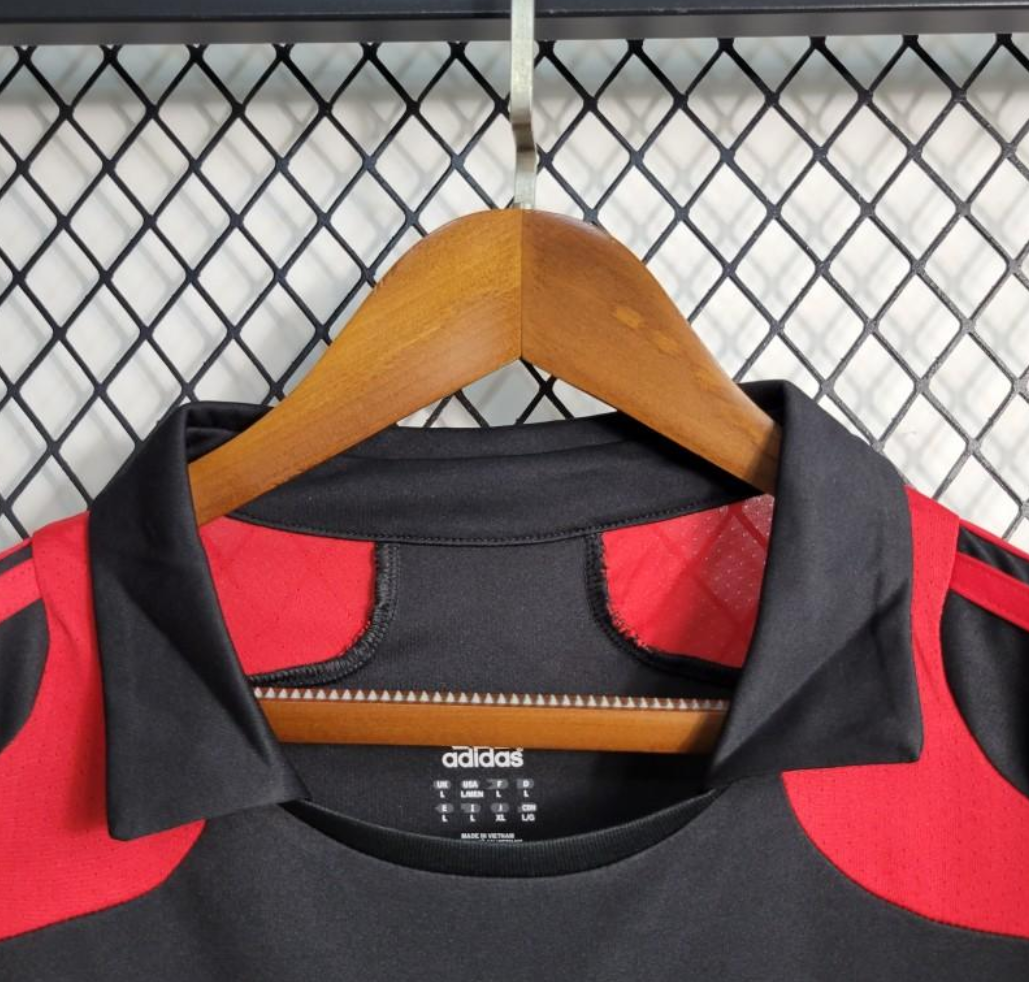 AC Milan 07/08 third black/red shirt