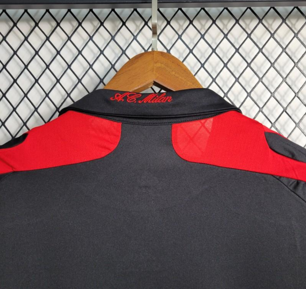 AC Milan 07/08 third black/red shirt