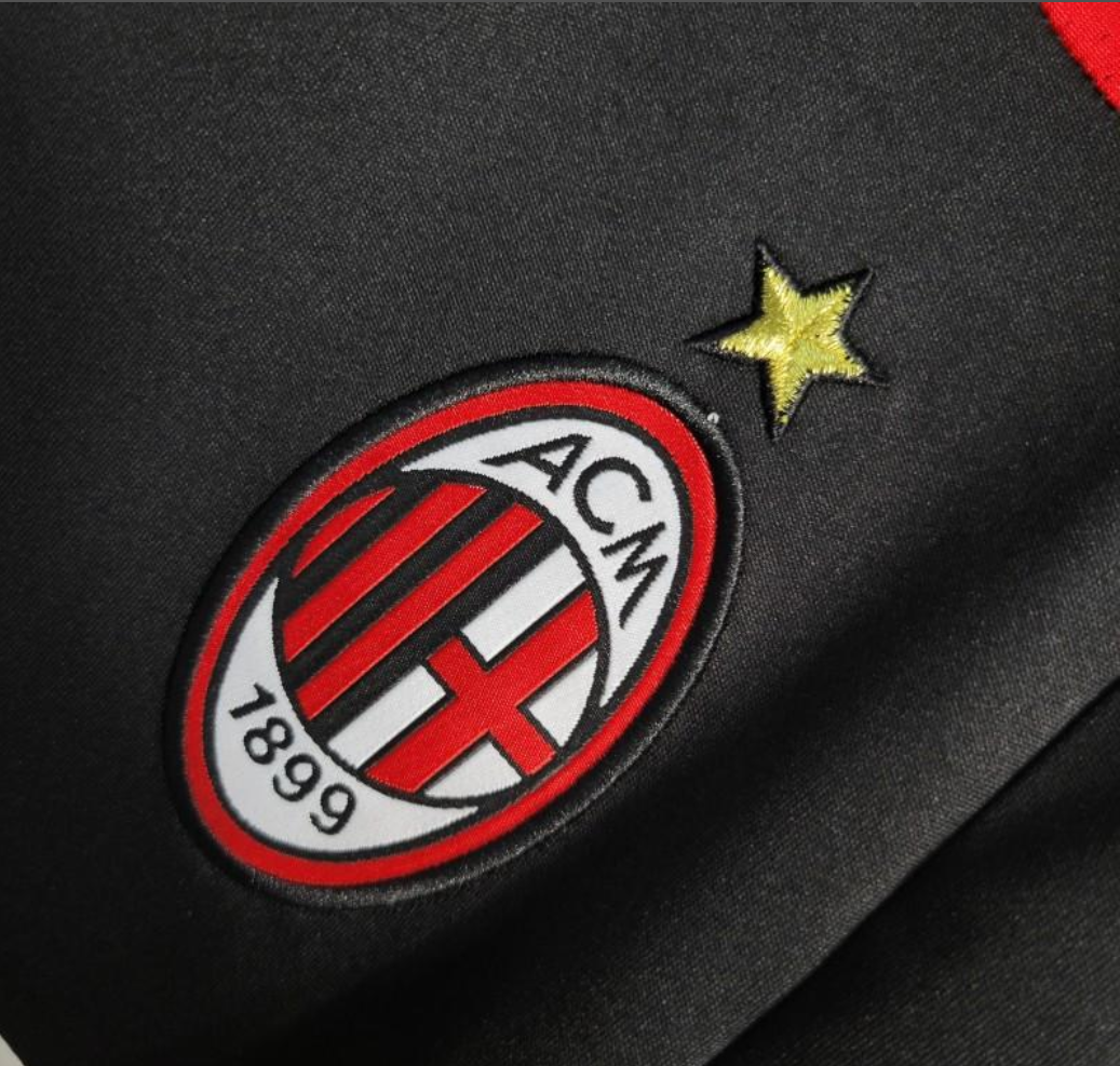 AC Milan 07/08 third black/red shirt