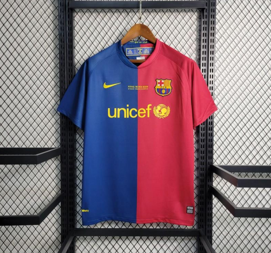 Barcelona 08/09 home red/blue shirt