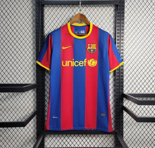 Barcelona 10/11 home red/blue shirt