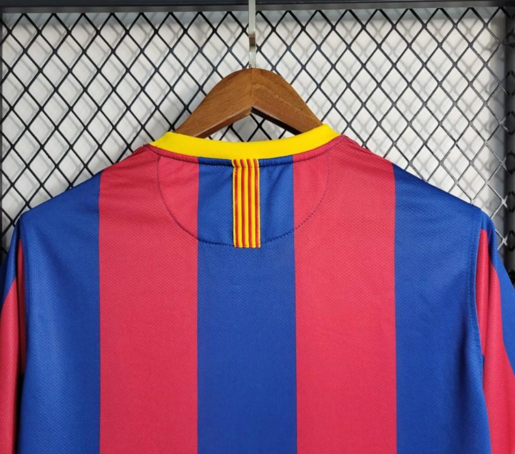 Barcelona 10/11 home red/blue shirt