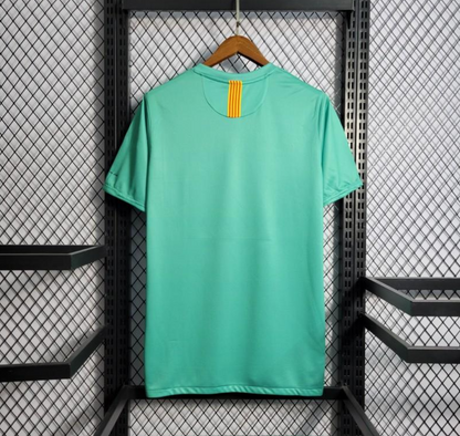 Barcelona 10/11 away green shirt