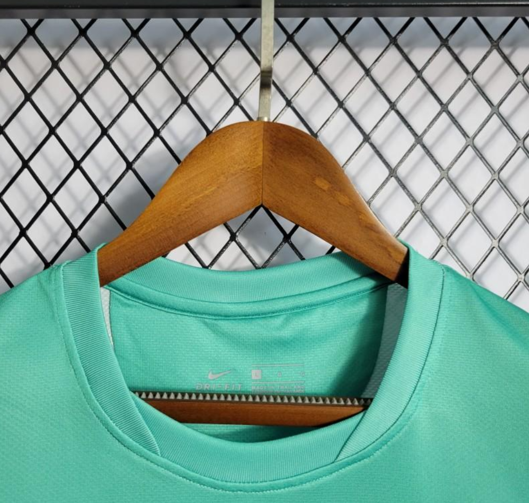 Barcelona 10/11 away green shirt