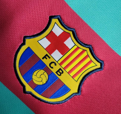 Barcelona 10/11 away green shirt