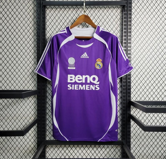 Real Madrid 06/07 third purple shirt