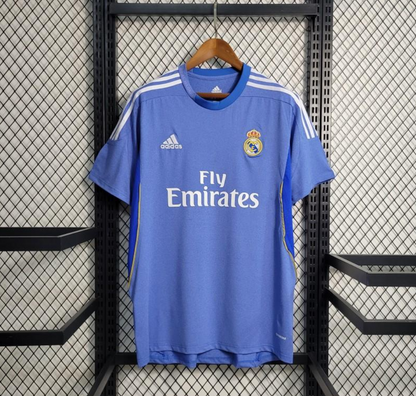 Real Madrid 13/14 away blue  shirt