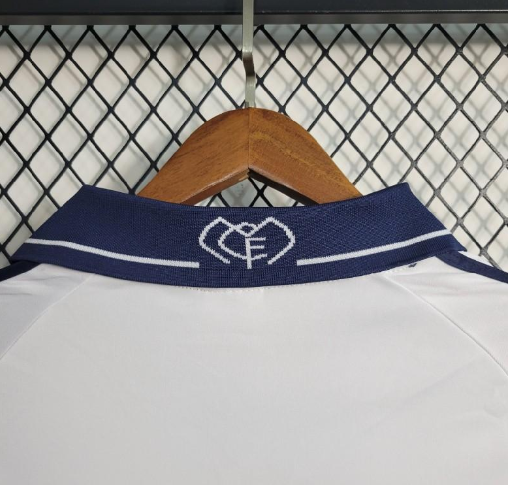 real madrid 00/01 home white shirt