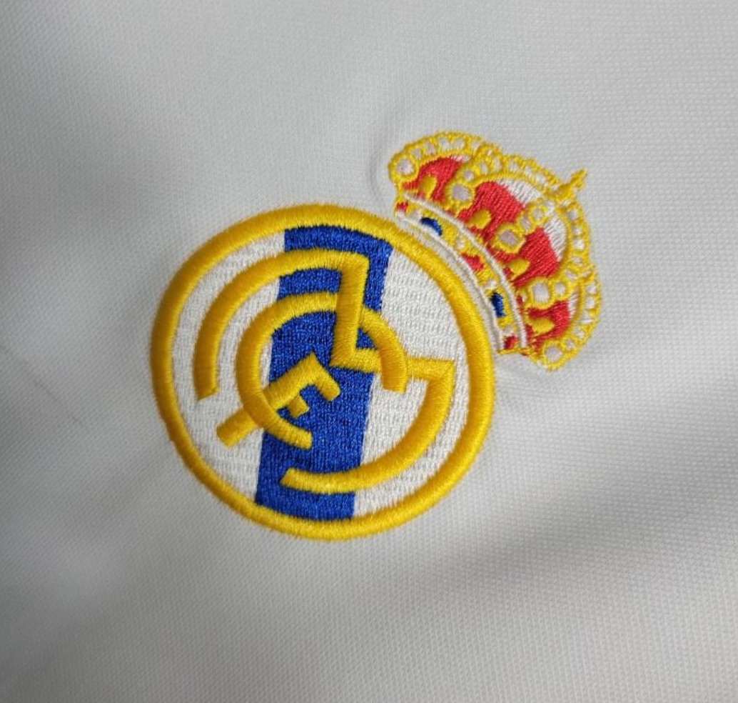 real madrid 00/01 home white shirt