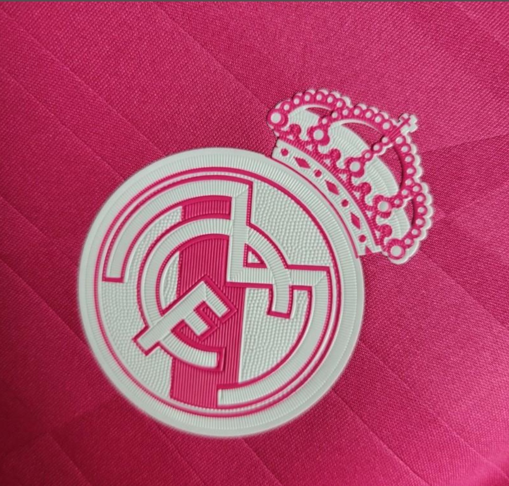 Real Madrid 14/15 away pink shirt