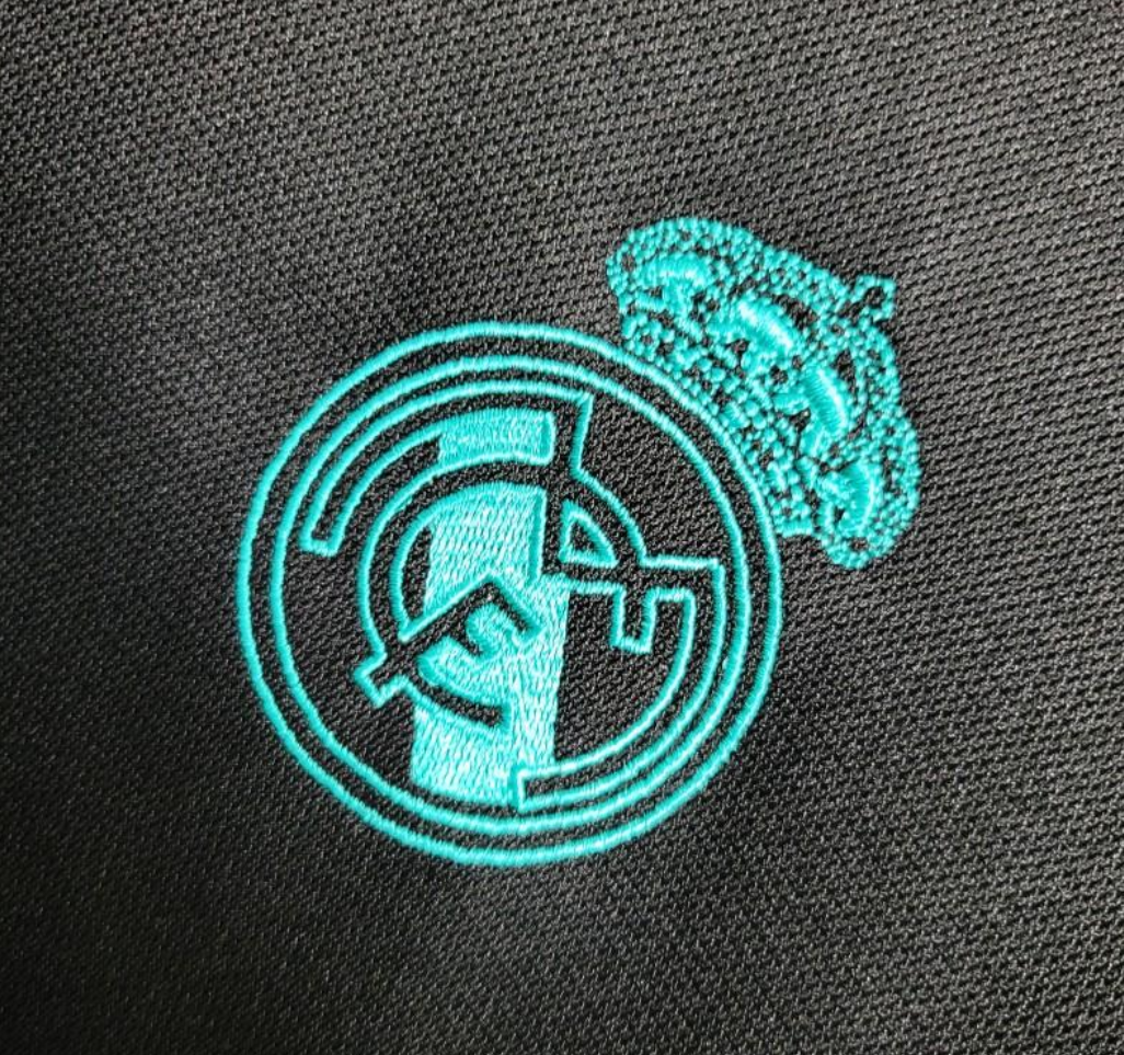 Real Madrid 17/18 away black shirt