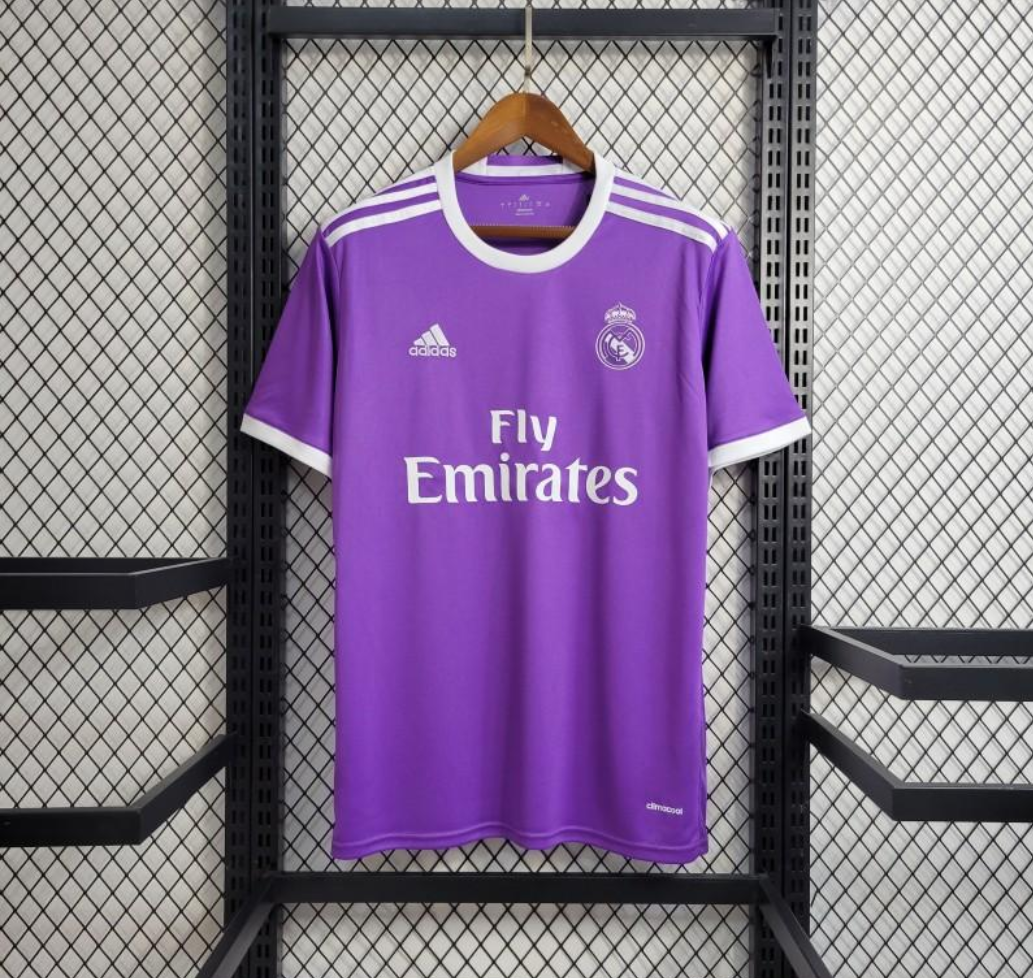 Real Madrid 17/18 purple shirt