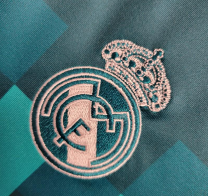 Real Madrid 17/18 third blue/green shirt