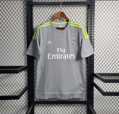 Real Madrid 15/16 away grey shirt