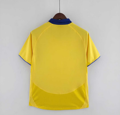 arsenal 03/05 away yellow shirt