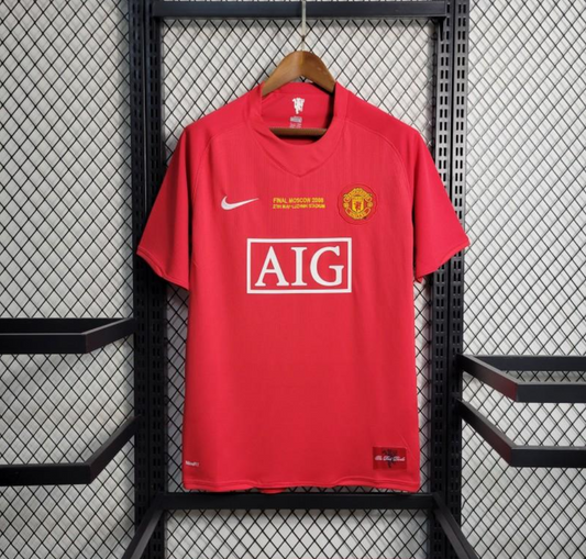 Manchester united 07/08 champions league shirt