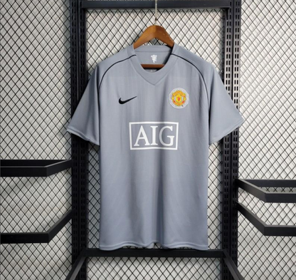 Manchester united 07/08 goalkeeper grey shirt