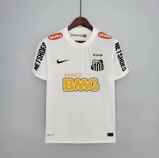Santos 11/12 home white shirt