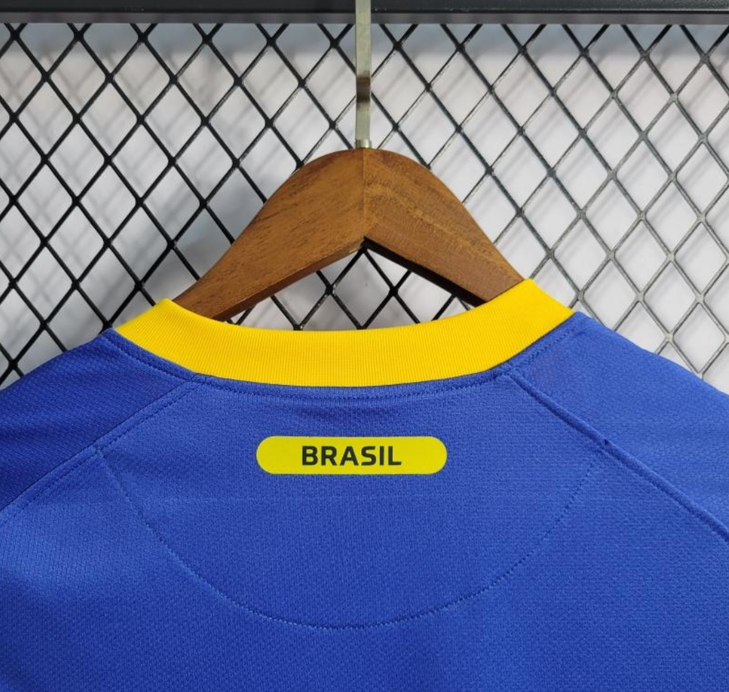 Brazil 2010 away blue shirt