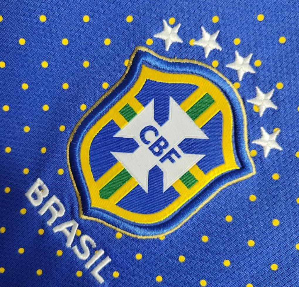 Brazil 2010 away blue shirt