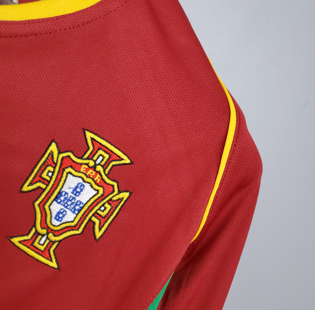 Portugal 2002 home red shirt