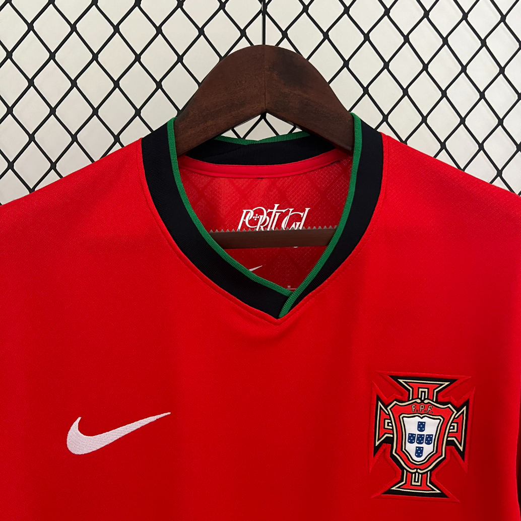 Portugal 2024 home red shirt