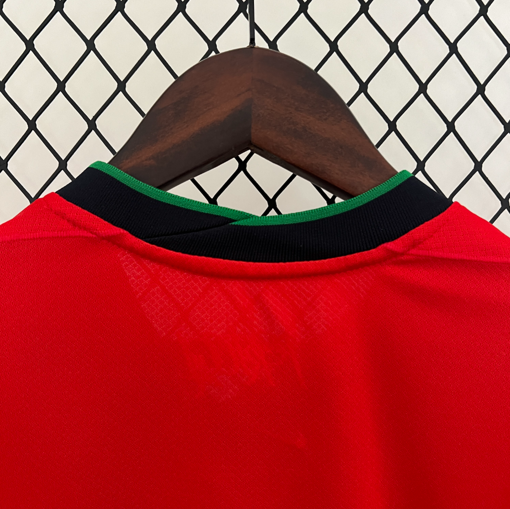 Portugal 2024 home red shirt