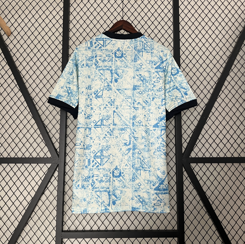 Portugal 2024 away white/blue shirt