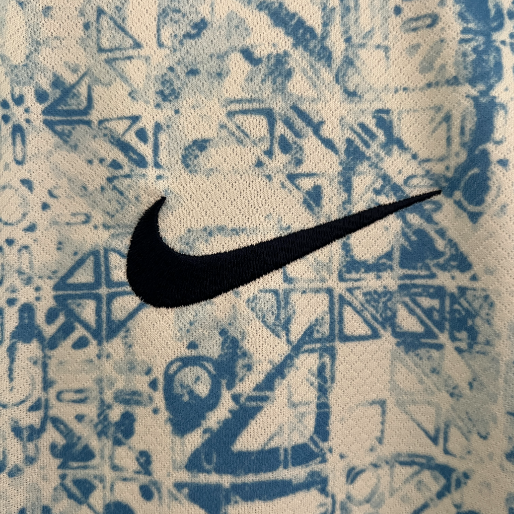 Portugal 2024 away white/blue shirt