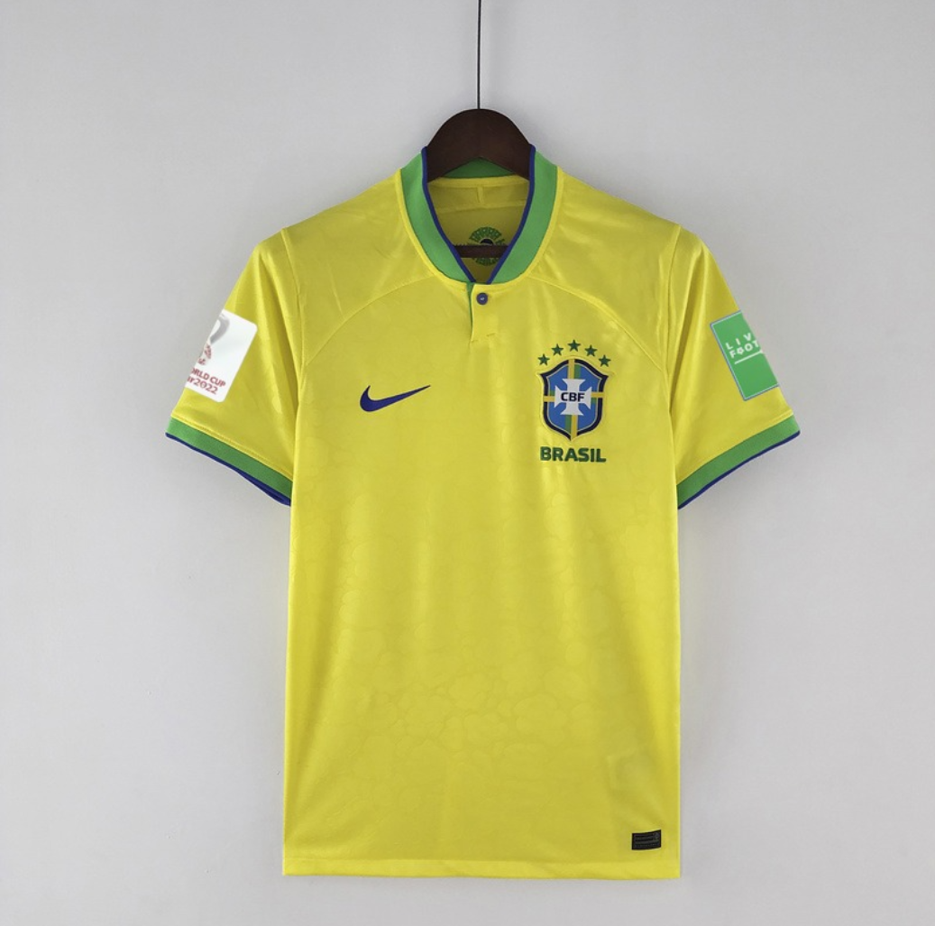 Brazil 2022 home yellow shirt