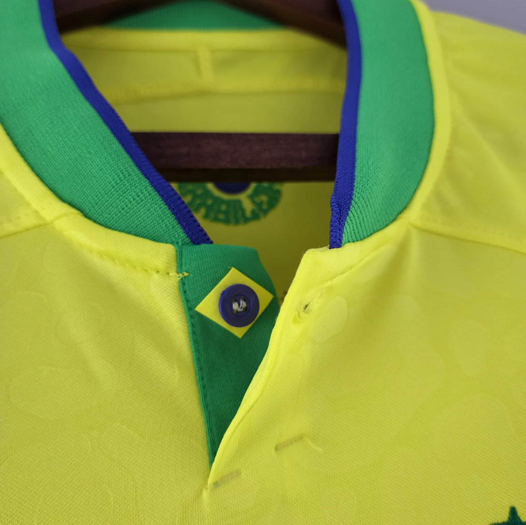 Brazil 2022 home yellow shirt