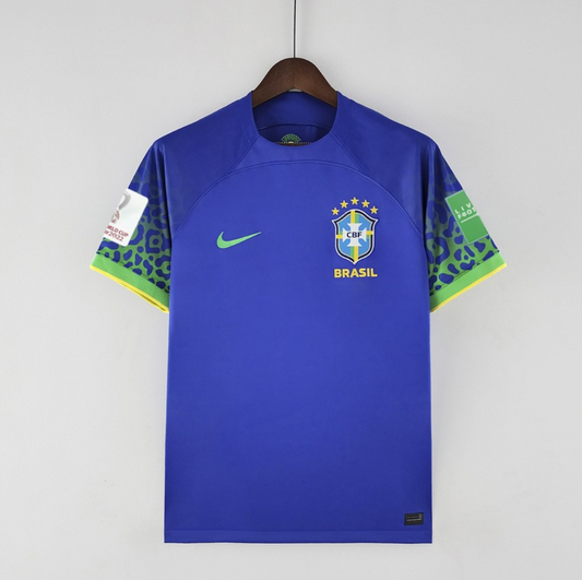 Brazil 2022 away blue shirt