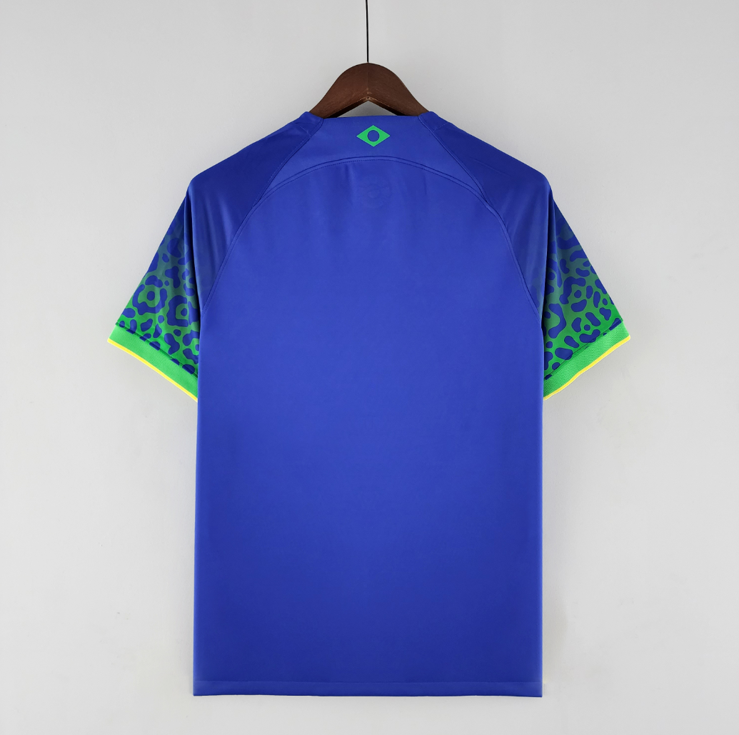 Brazil 2022 away blue shirt