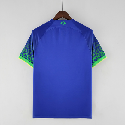 Brazil 2022 away blue shirt