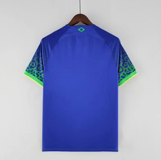 Brazil 2022 away blue shirt